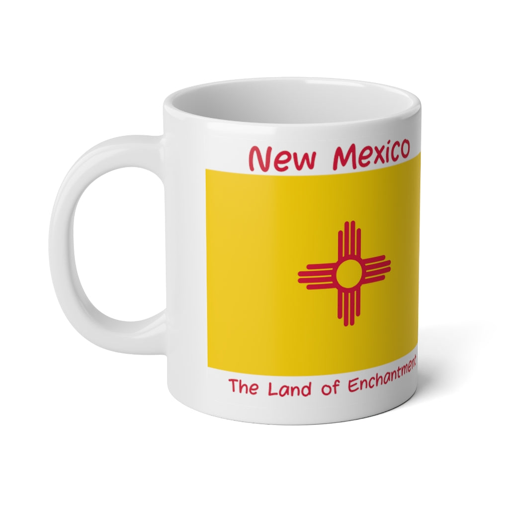 New Mexico State Flag Jumbo Mug, 20oz