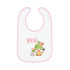 Gnome Happy Spring Baby Contrast Trim Jersey Bib