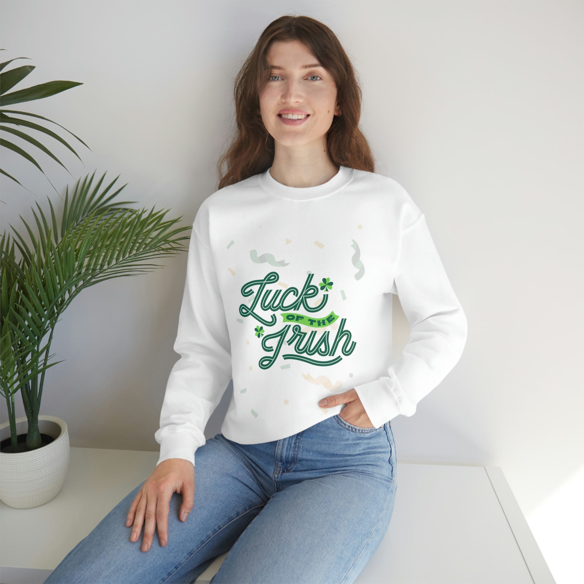 Luck Of The Irish Unisex Heavy Blend™ Crewneck Sweatshirt