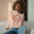 Happy Valentine's Day Crop Hoodie