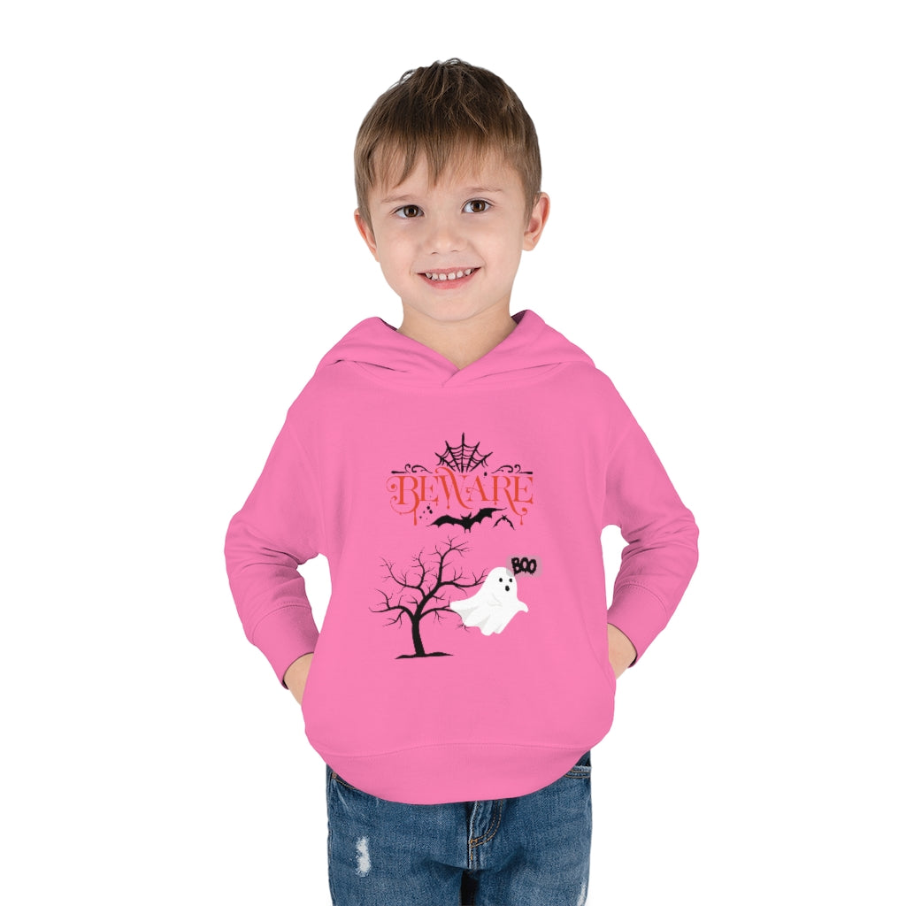 Beware Boo Toddler Pullover Fleece Hoodie