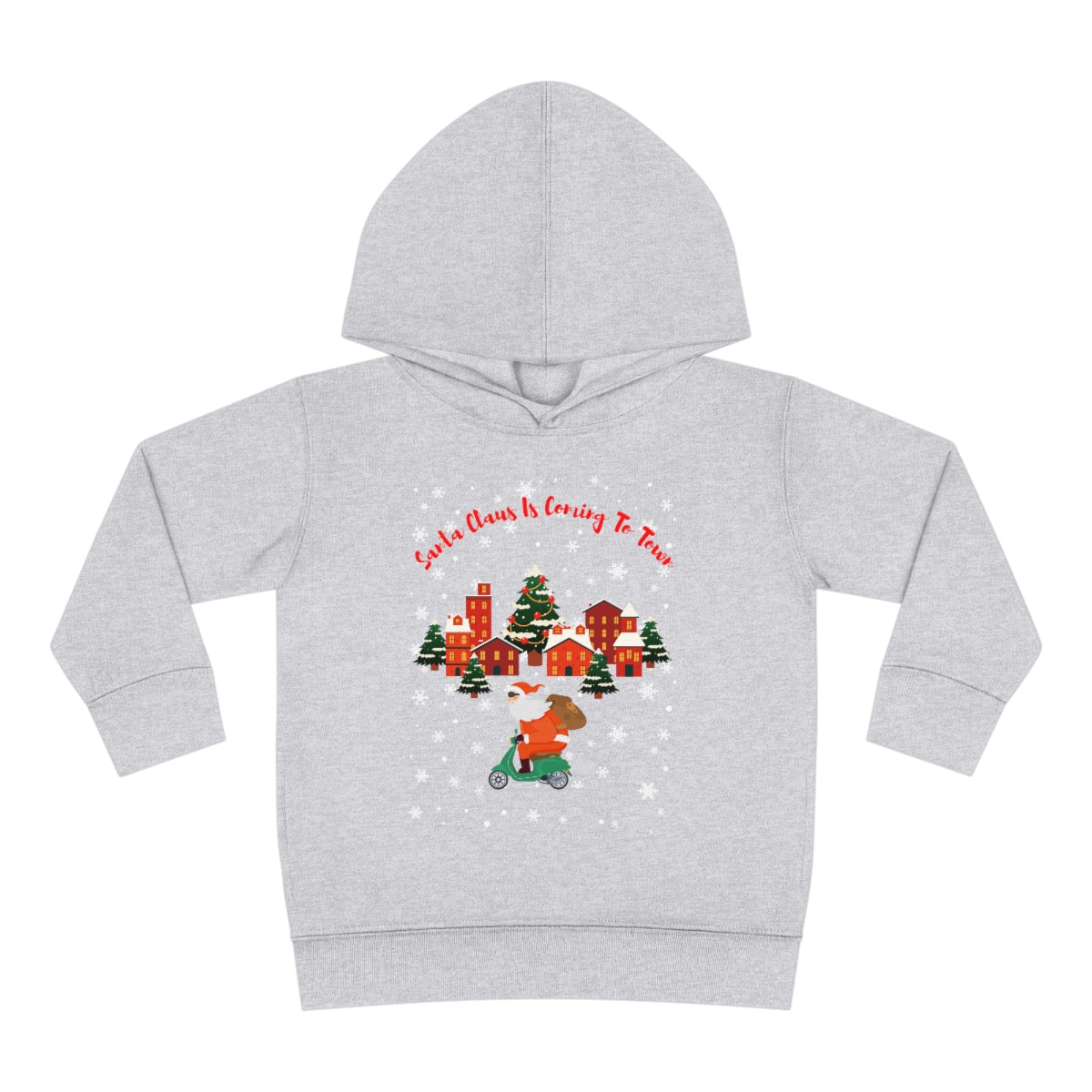 Santa Claus Is Coming To Town Toddler Pullover Fleece Hoodie