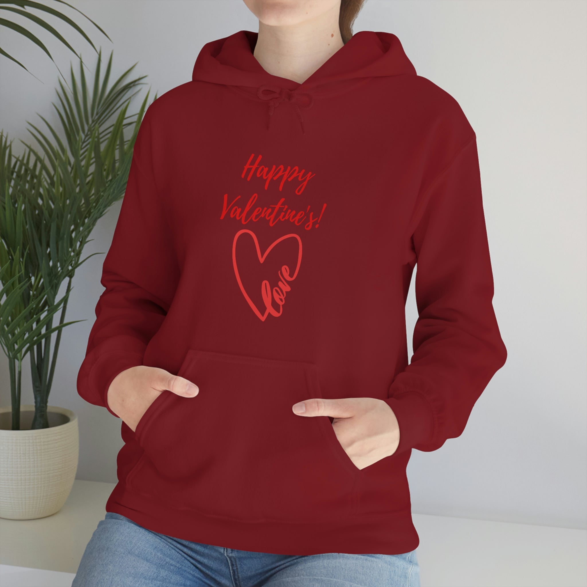 Happy Valentine's Love! Unisex Heavy Blend™ Hooded Sweatshirt