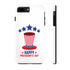 Happy President's Day Hat Tough Phone Cases, Case-Mate