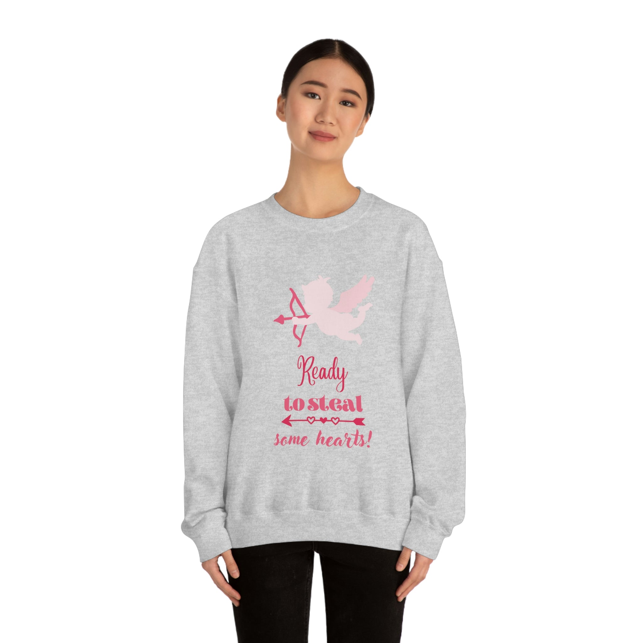 Ready To Steal Some Hearts!! Unisex Heavy Blend™ Crewneck Sweatshirt