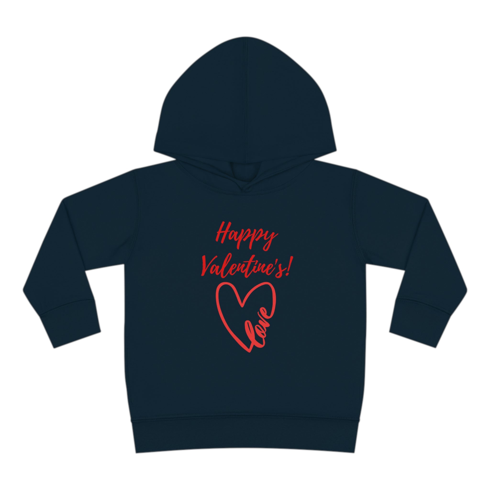 Happy Valentine's Love! Toddler Pullover Fleece Hoodie