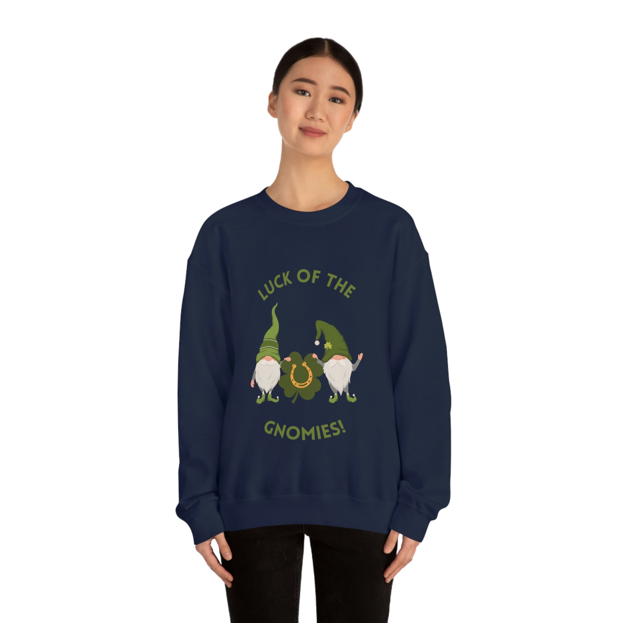 The Luck Of The Gnomies! Unisex Heavy Blend™ Crewneck Sweatshirt