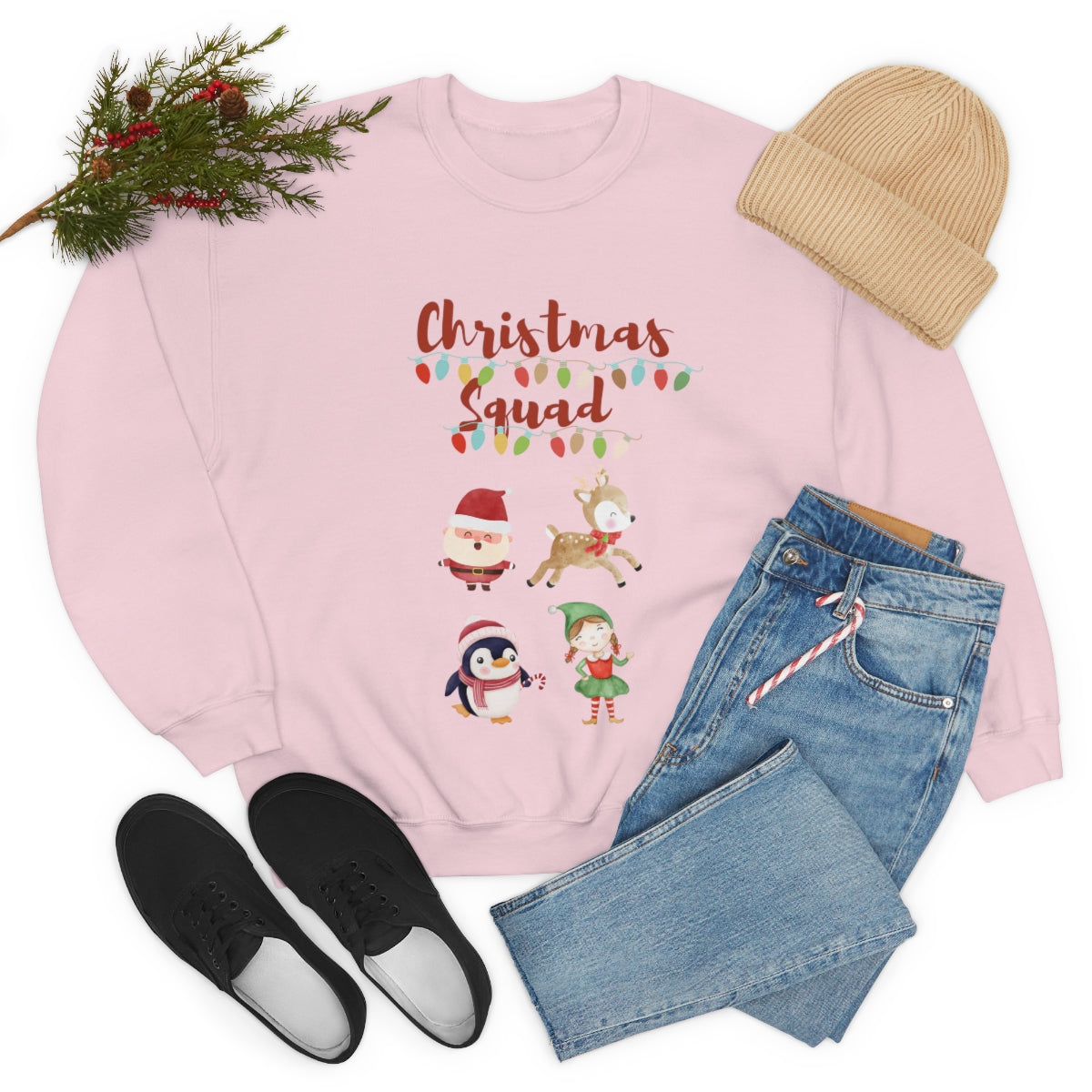 Christmas Squad Unisex Heavy Blend™ Crewneck Sweatshirt