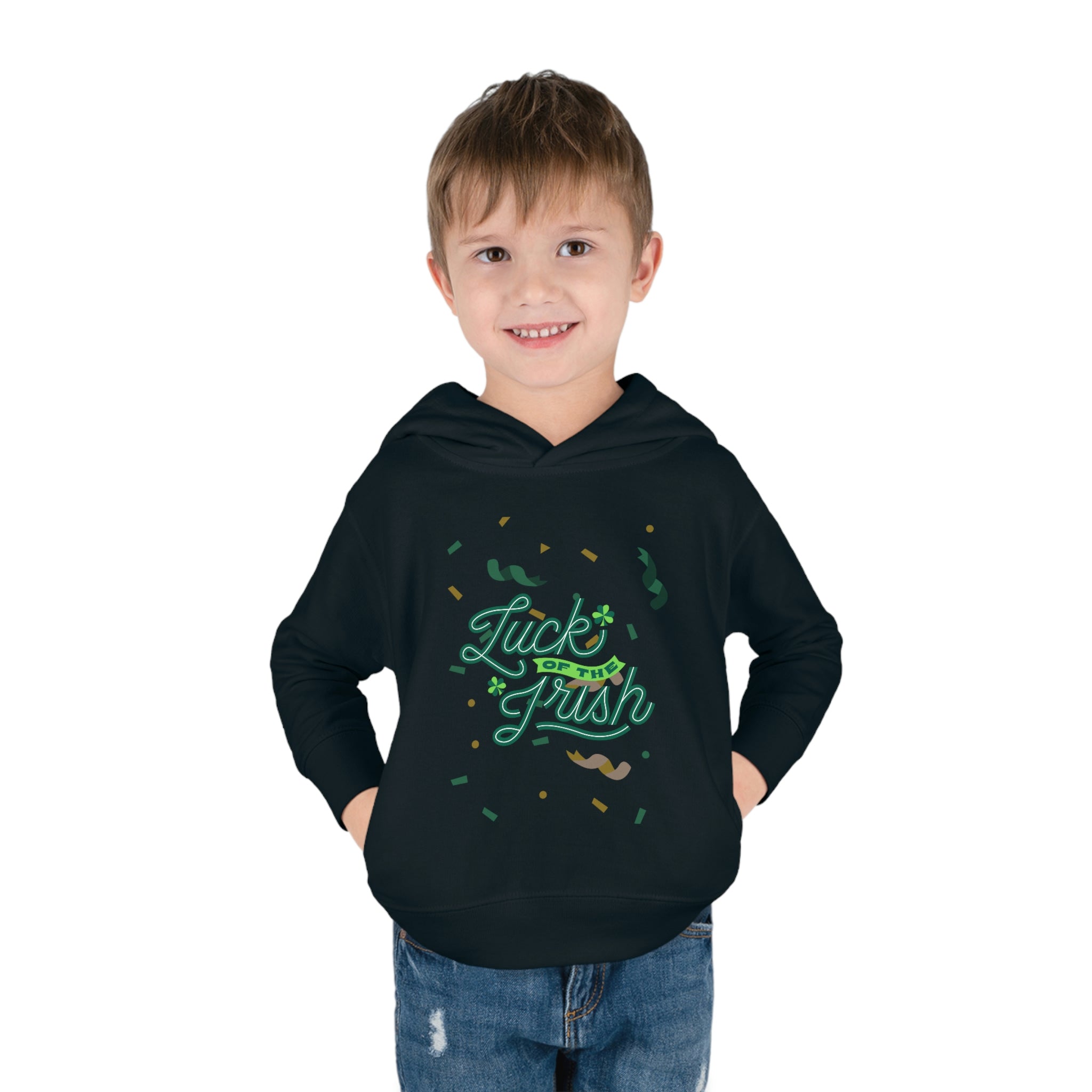 Luck Of The Irish Toddler Pullover Fleece Hoodie