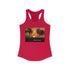 The Beach is the Place Women's Ideal Racerback Tank