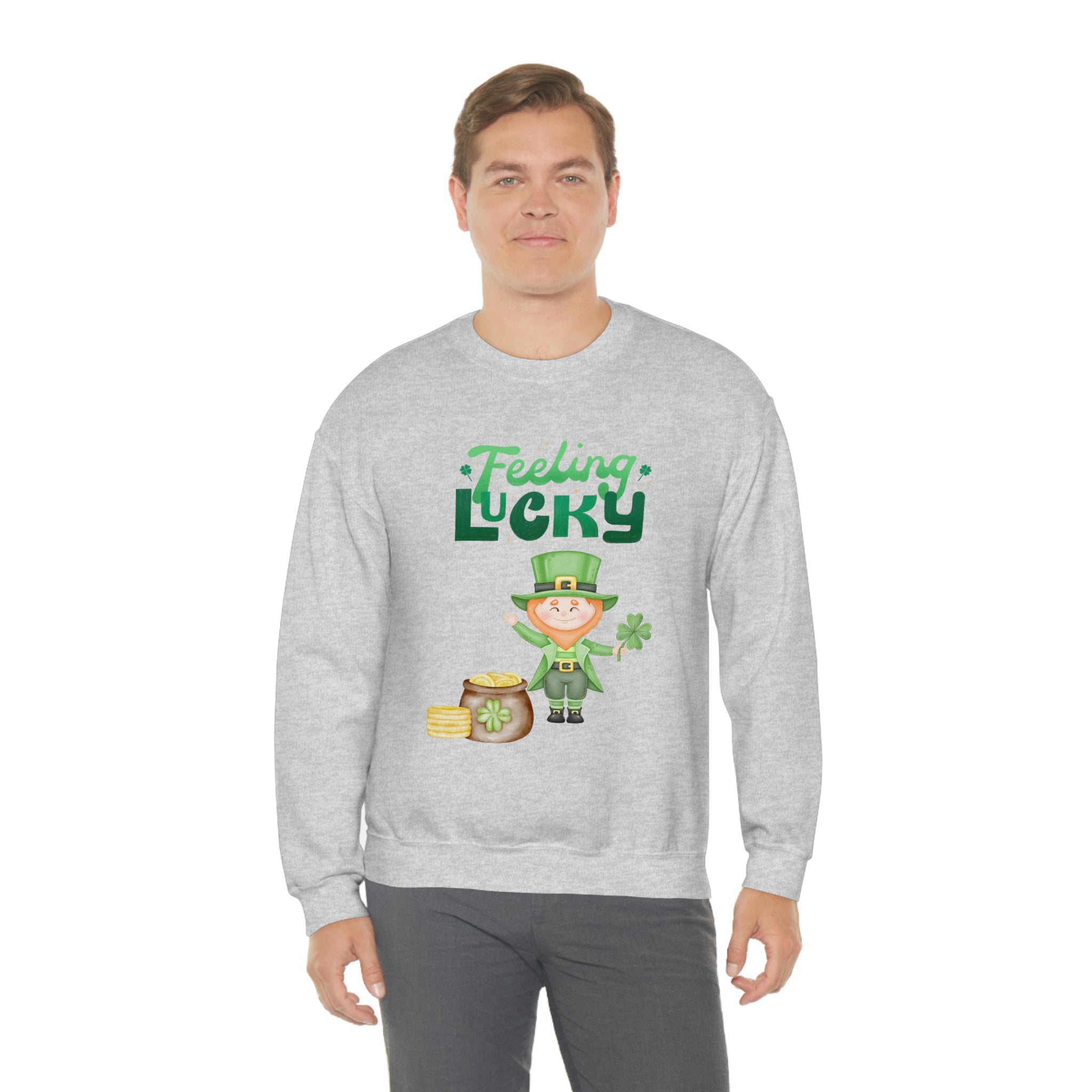 Feeling Lucky Unisex Heavy Blend™ Crewneck Sweatshirt