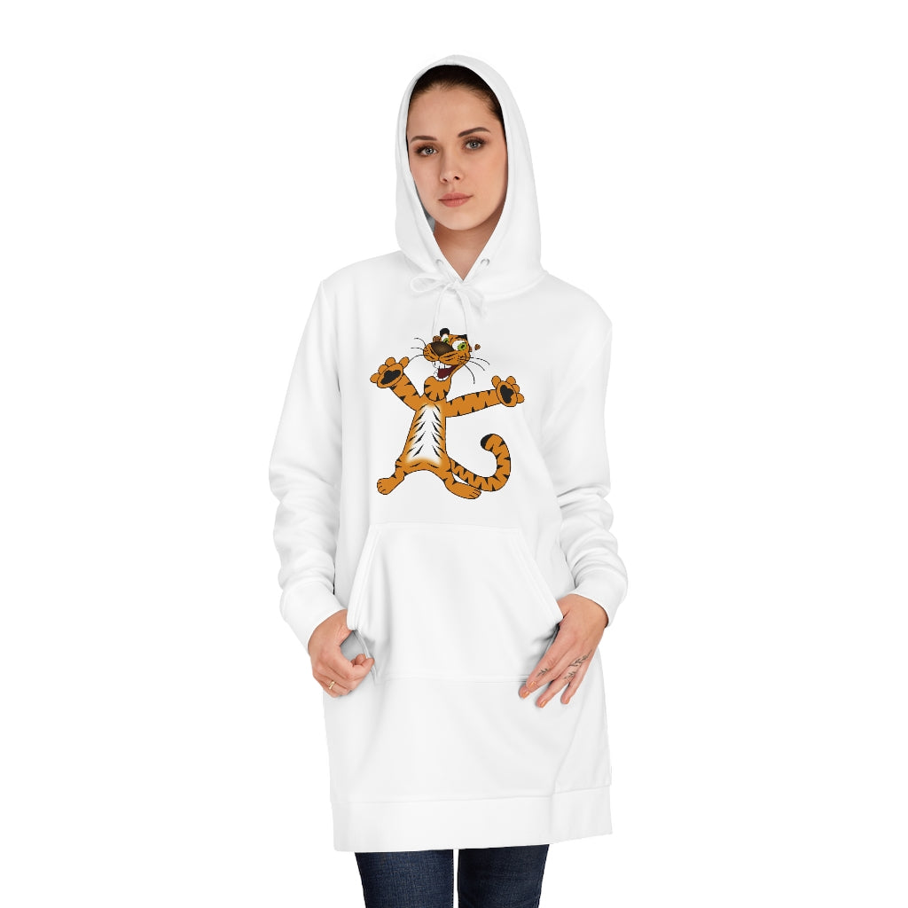 Tiger Women's Hoodie Dress (AOP)