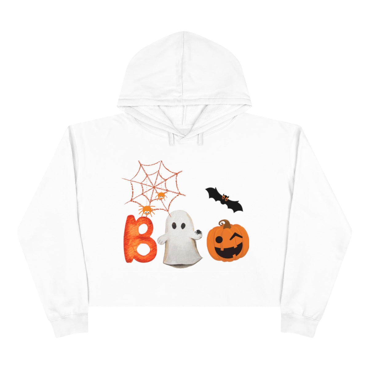 BOO Crop Hoodie