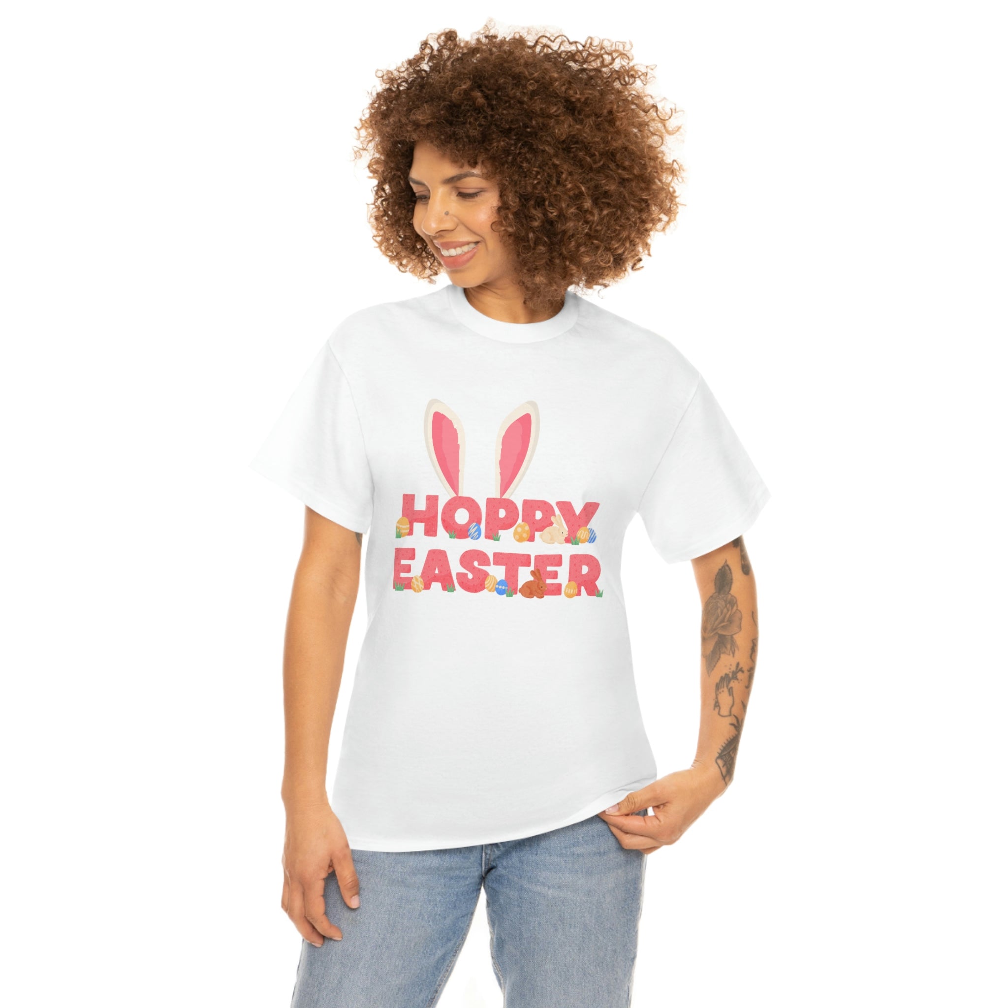 The Hoppy Easter Unisex Heavy Cotton Tee