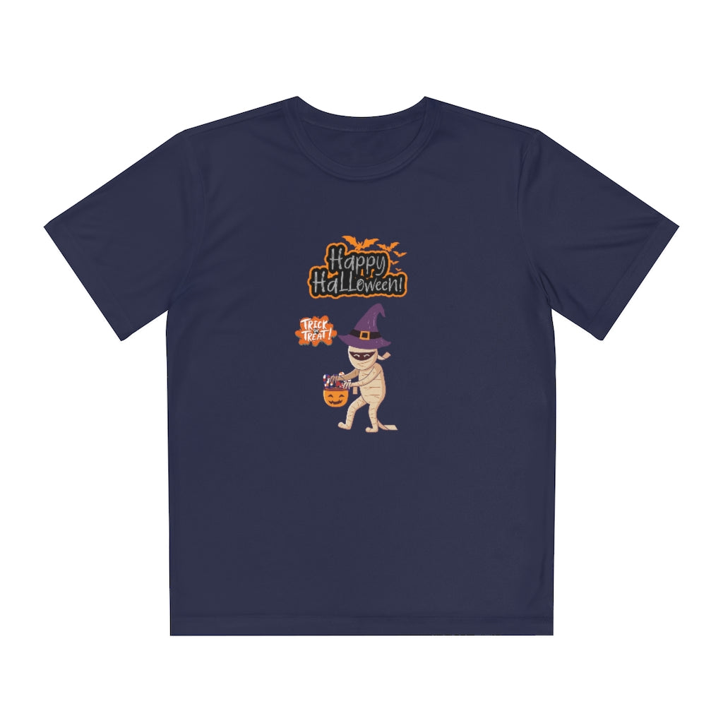 Happy Halloween Mummy Youth Competitor Tee