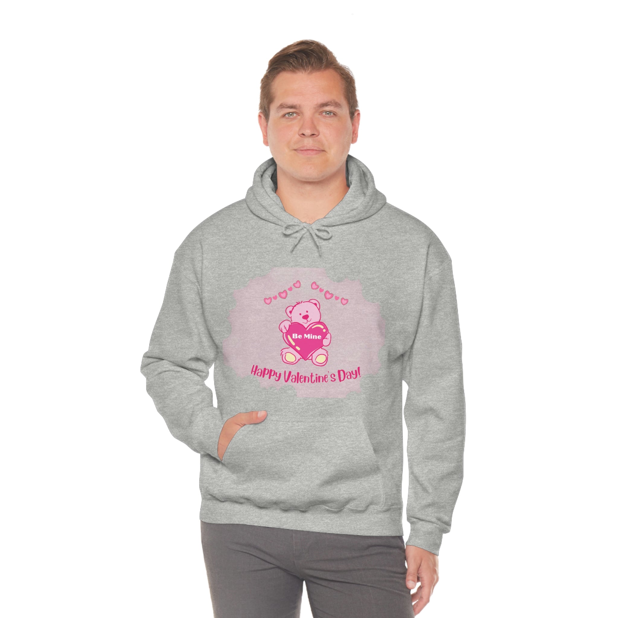 Happy Valentine's Day Be Mine Unisex Heavy Blend™ Hooded Sweatshirt