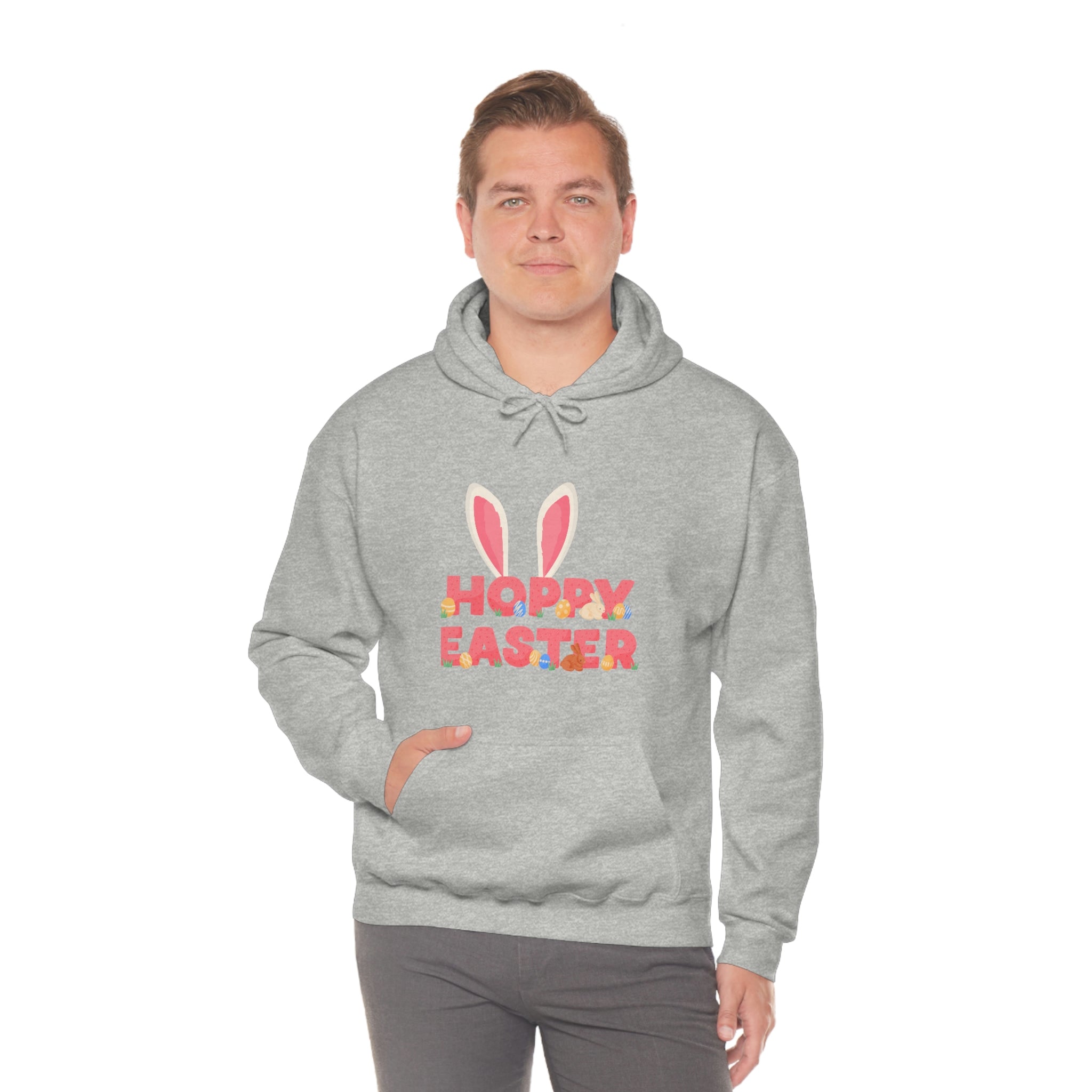 The Hoppy Easter Unisex Heavy Blend™ Hooded Sweatshirt