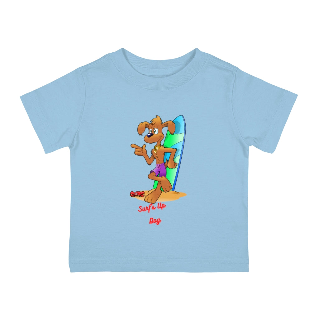 Surf's Up Dog Infant Cotton Jersey Tee