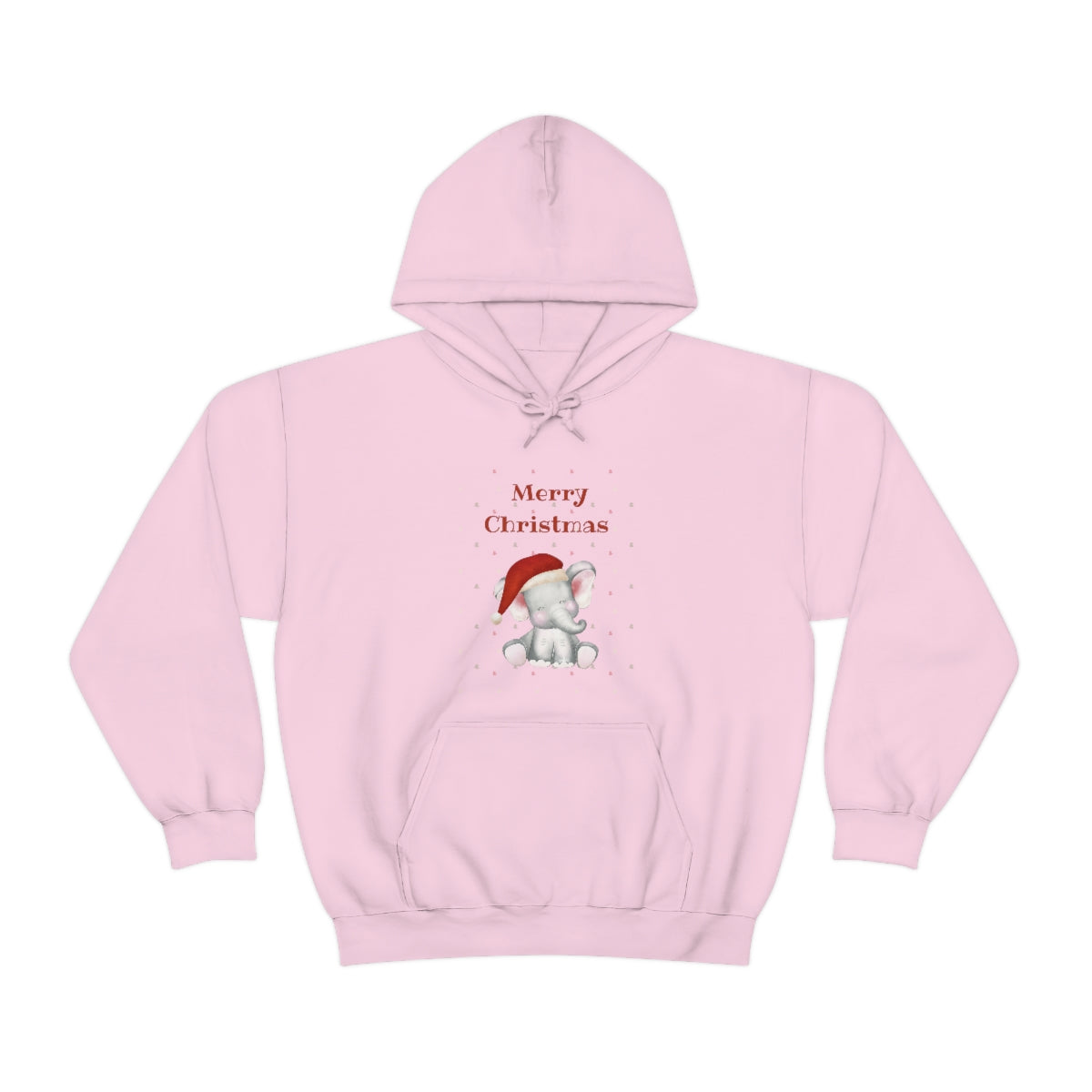 Cute Christmas Elephant Unisex Heavy Blend™ Hooded Sweatshirt