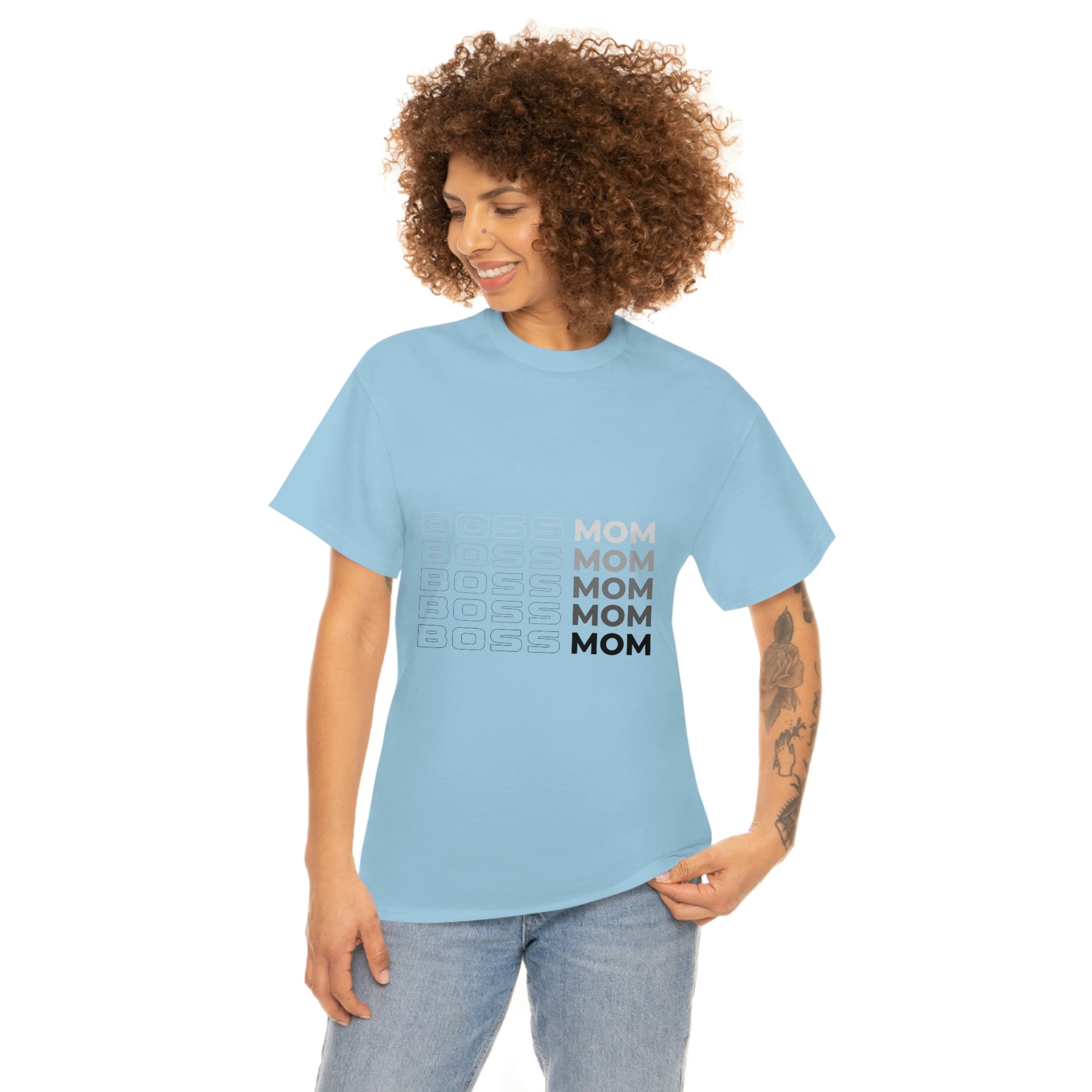 Boss Mom Unisex Heavy Cotton Tee