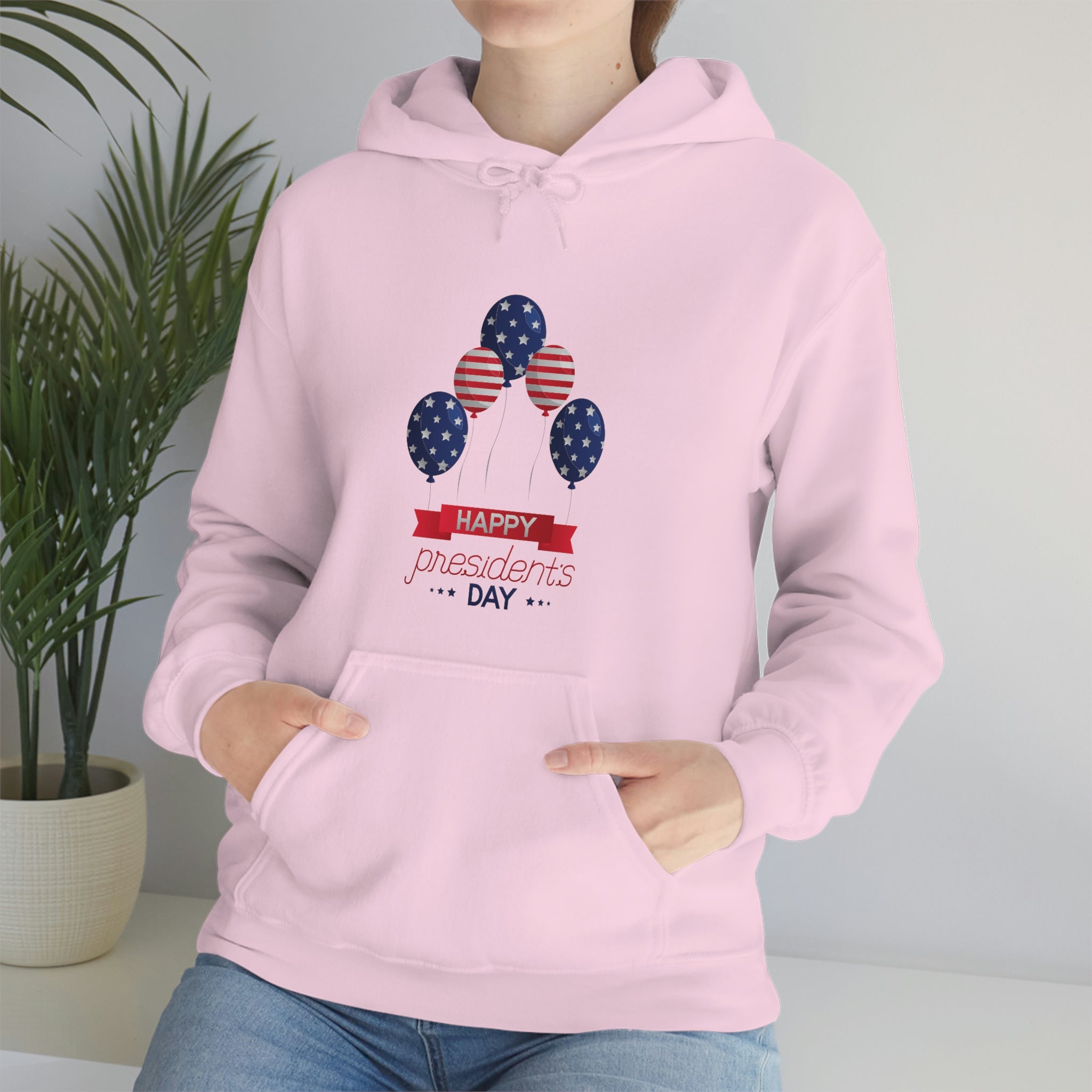 Happy President's Day Stars & Stripe Unisex Heavy Blend™ Hooded Sweatshirt