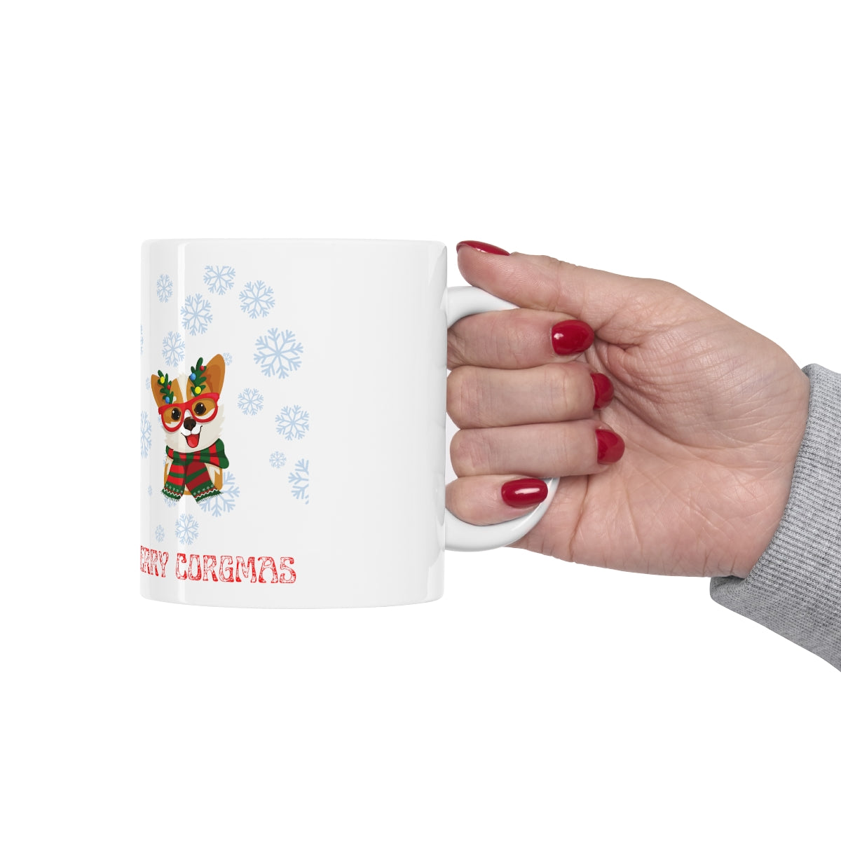 Merry Corgmas Ceramic Mug 11oz