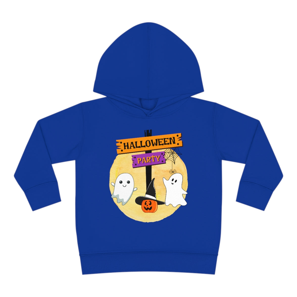 Halloween Party Toddler Pullover Fleece Hoodie