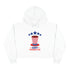 Happy President's Day Hat Crop Hoodie