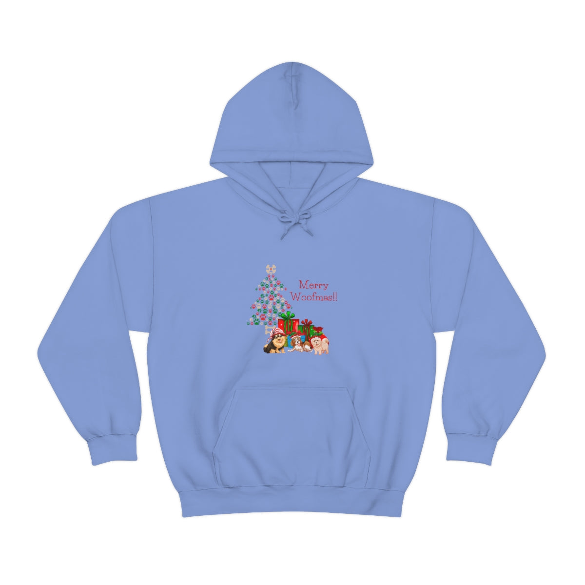 Merry Woolfmas Unisex Heavy Blend™ Hooded Sweatshirt