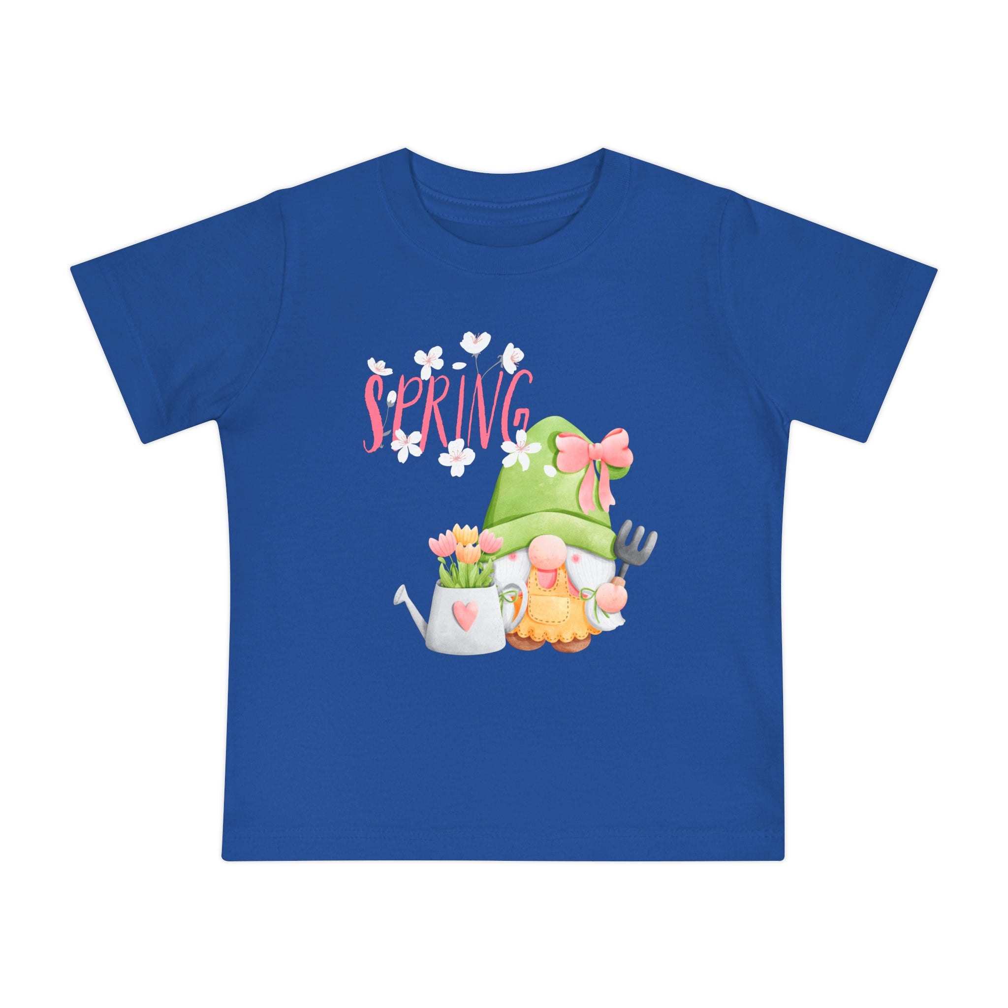 Gnome Happy Spring Baby Short Sleeve T-Shirt