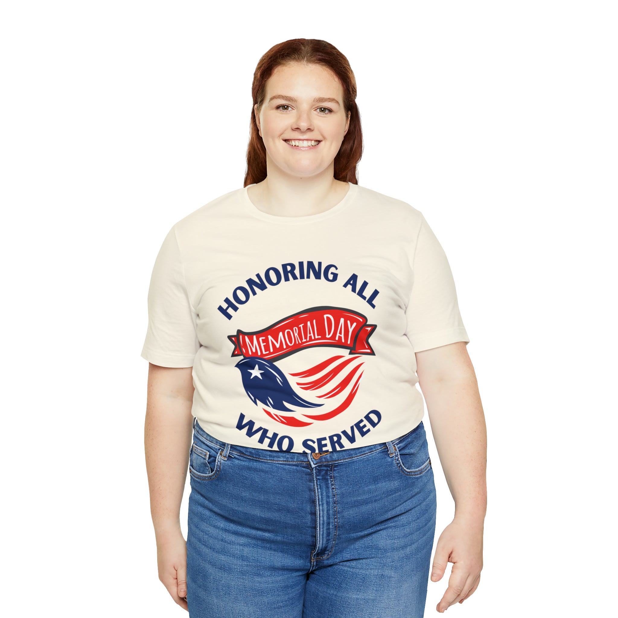 Memorial Day Honoring All Who Served Unisex Jersey Short Sleeve Tee