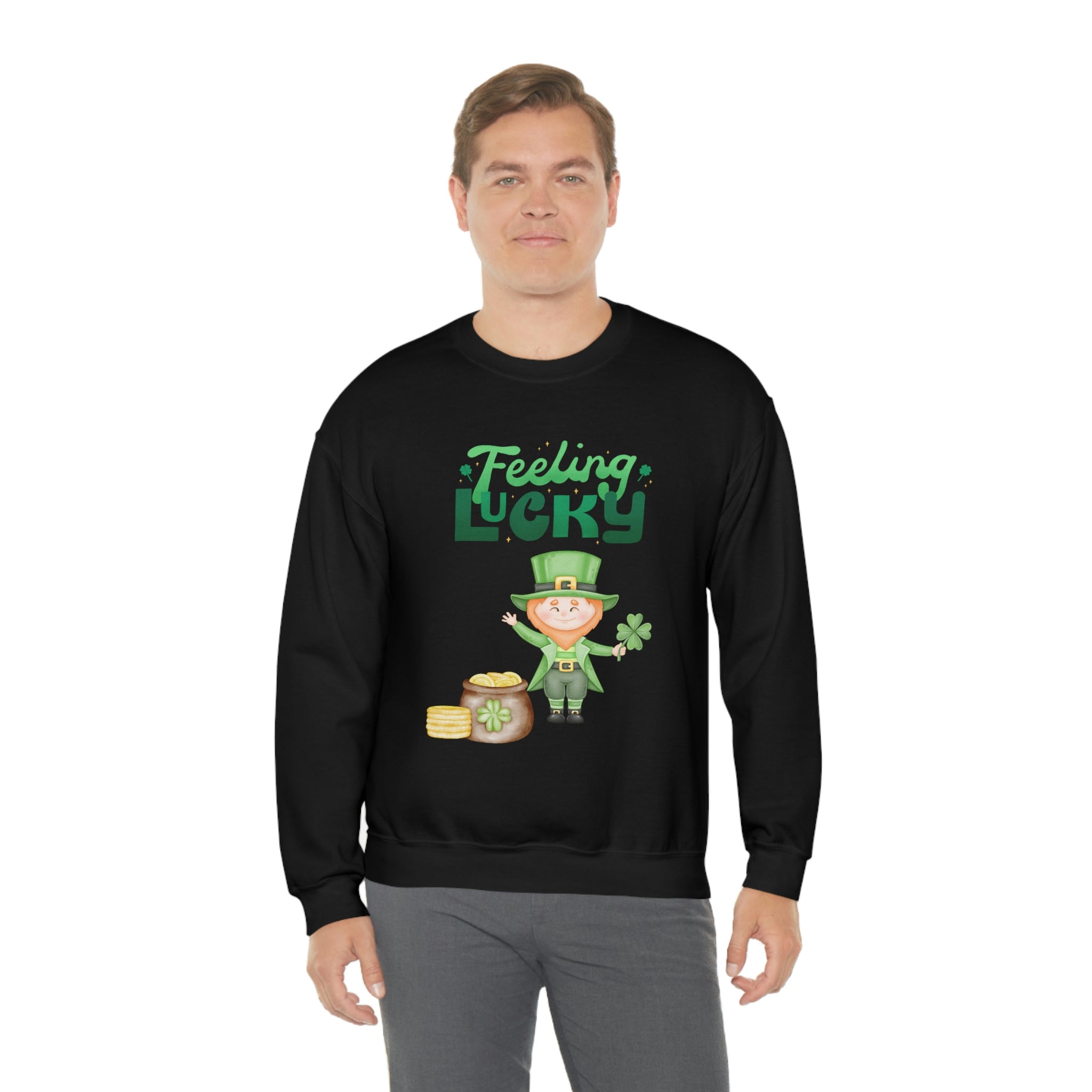 Feeling Lucky Unisex Heavy Blend™ Crewneck Sweatshirt