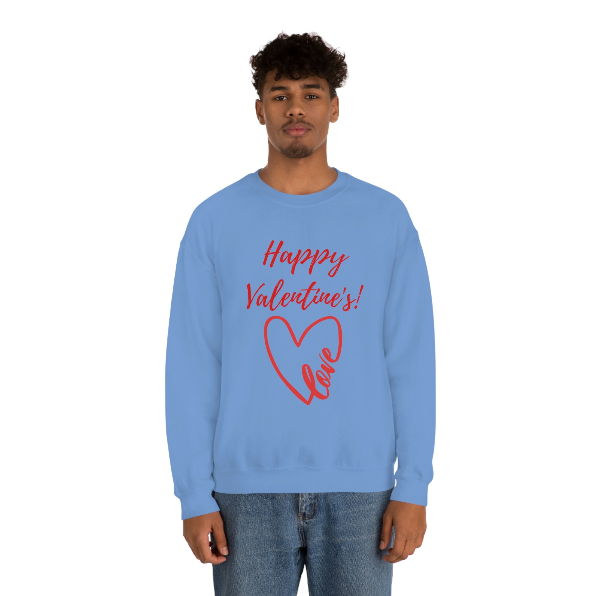 Happy Valentine's Love! Unisex Heavy Blend™ Crewneck Sweatshirt