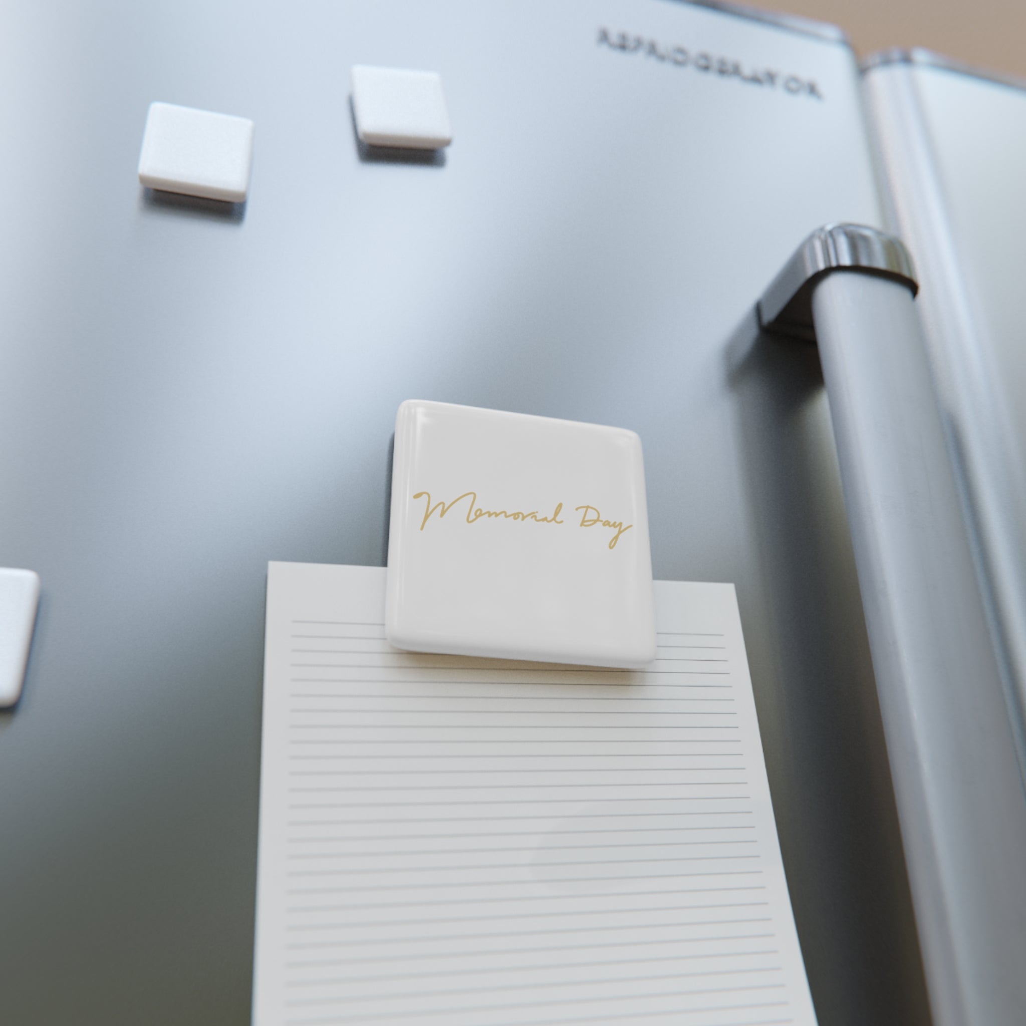 Memorial Day Porcelain Magnet, Square