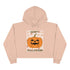 Happy Smiling Halloween Crop Hoodie