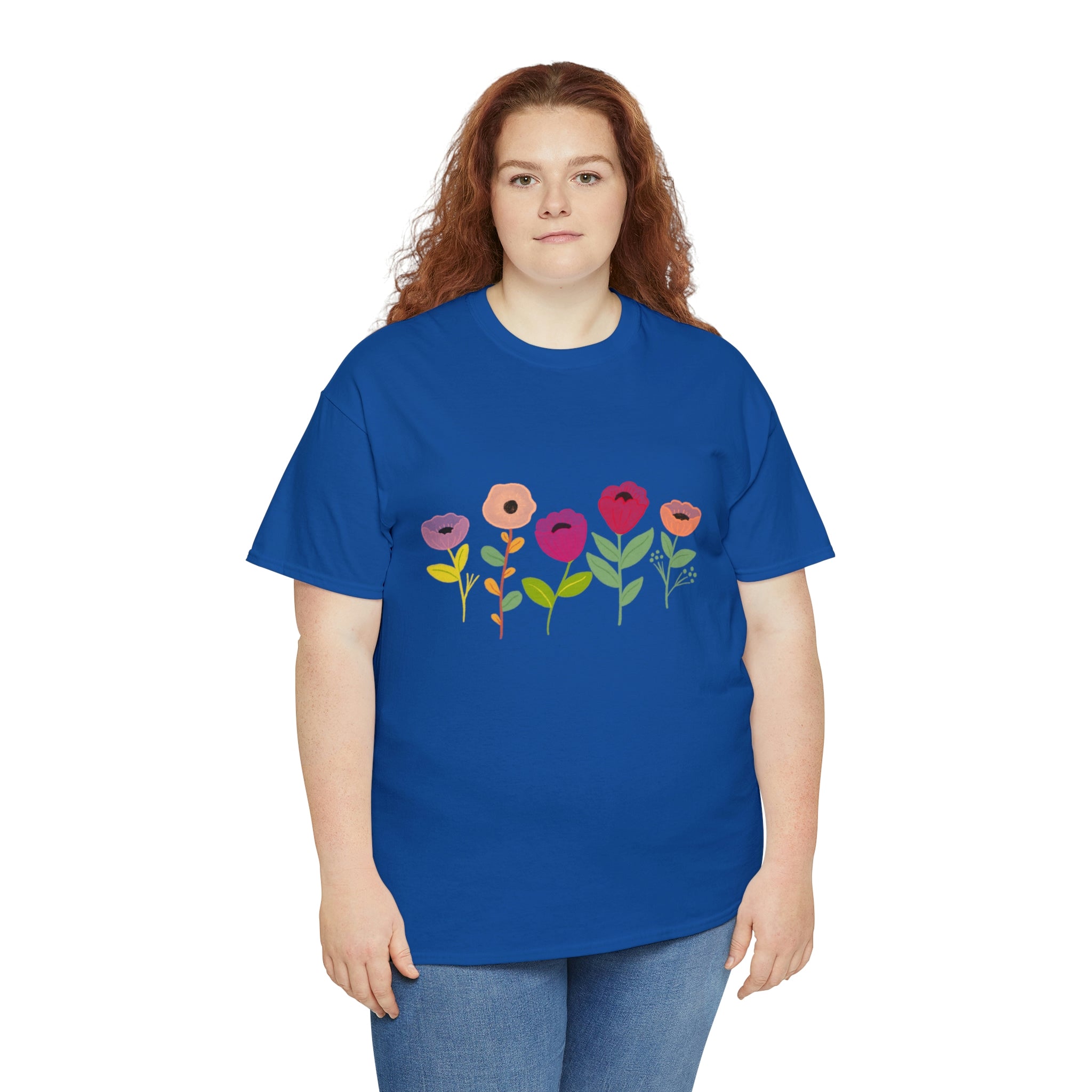 Spring Flowers Unisex Heavy Cotton Tee