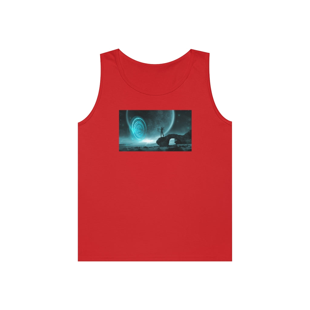 Mystical Moon Unisex Heavy Cotton Tank Top