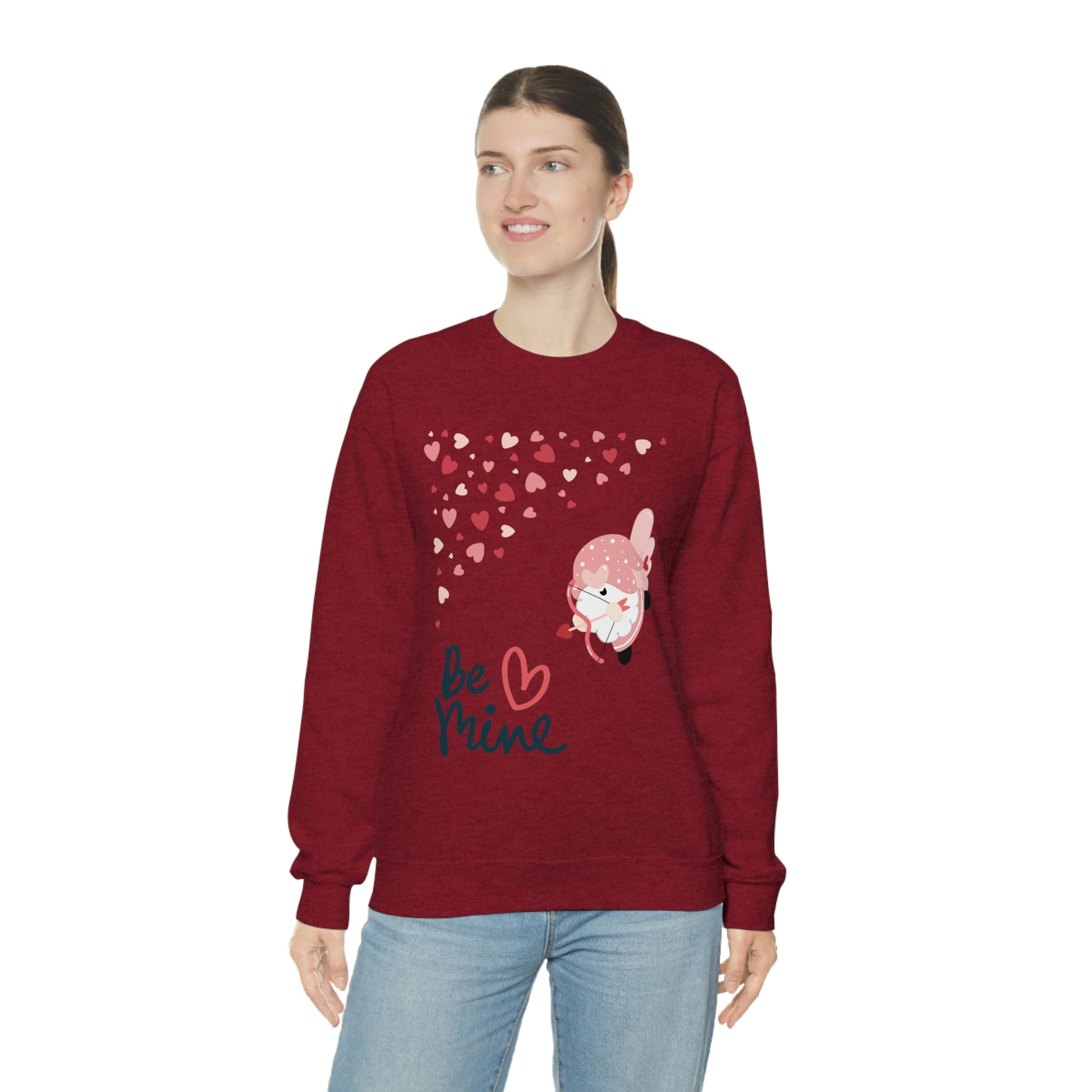 Be Mine Gnome!! Unisex Heavy Blend™ Crewneck Sweatshirt