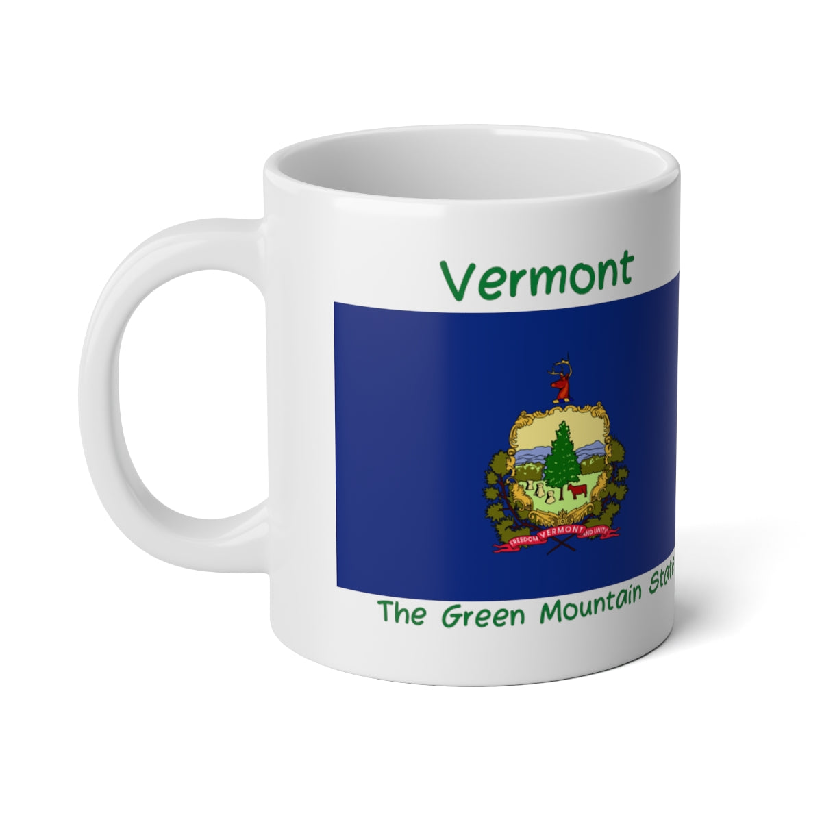 Vermont State Flag Jumbo Mug, 20oz