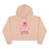 Love Is Snuggles & Cuddles Crop Hoodie