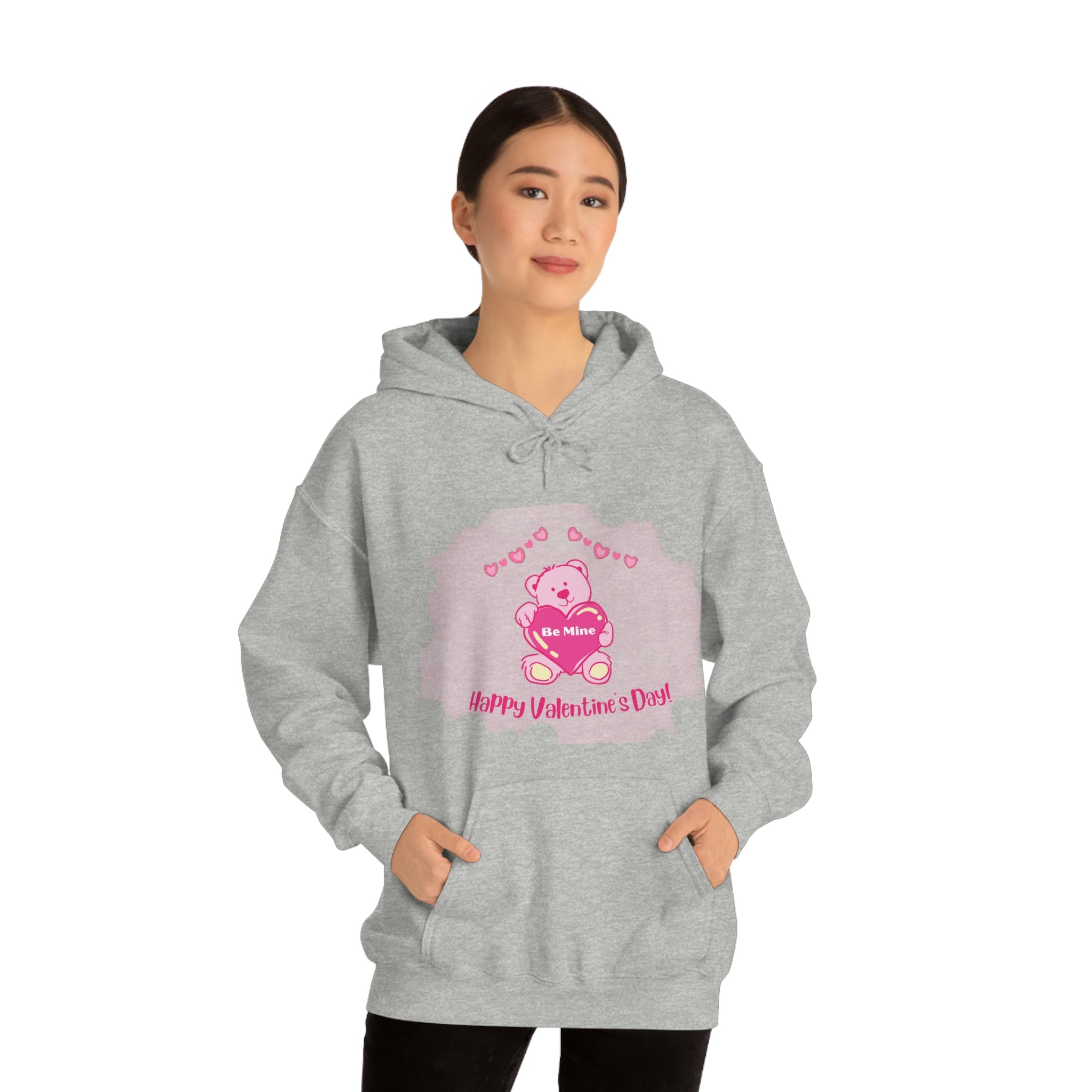 Happy Valentine's Day Be Mine Unisex Heavy Blend™ Hooded Sweatshirt