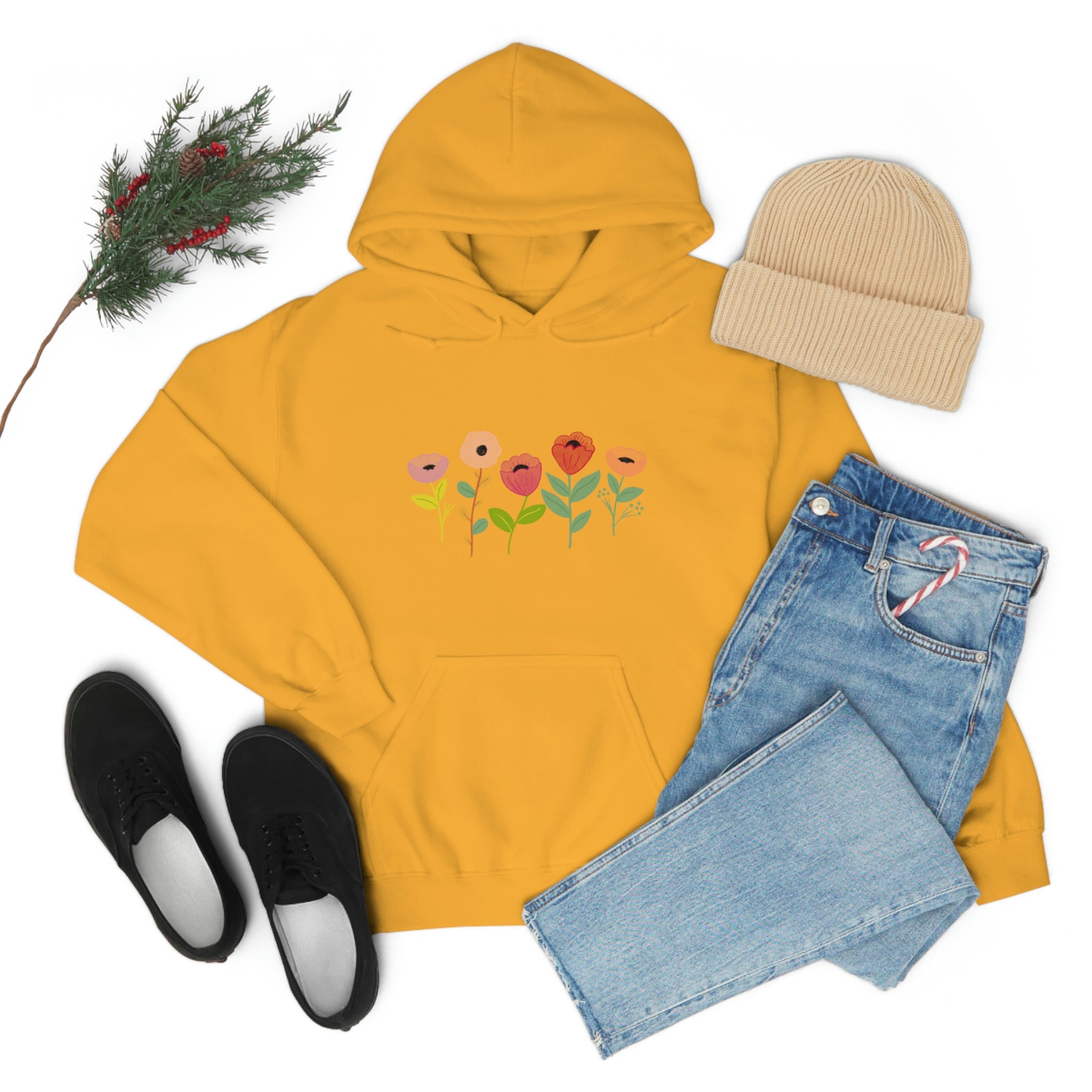 Spring Flowers Unisex Heavy Blend™ Hooded Sweatshirt