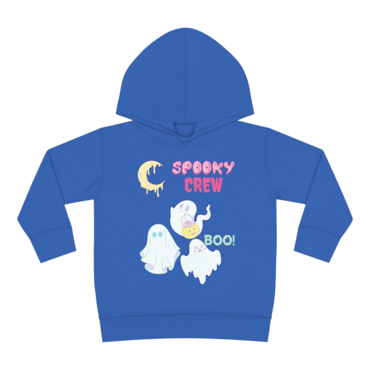 The Spooky Crew BOO Toddler Pullover Fleece Hoodie