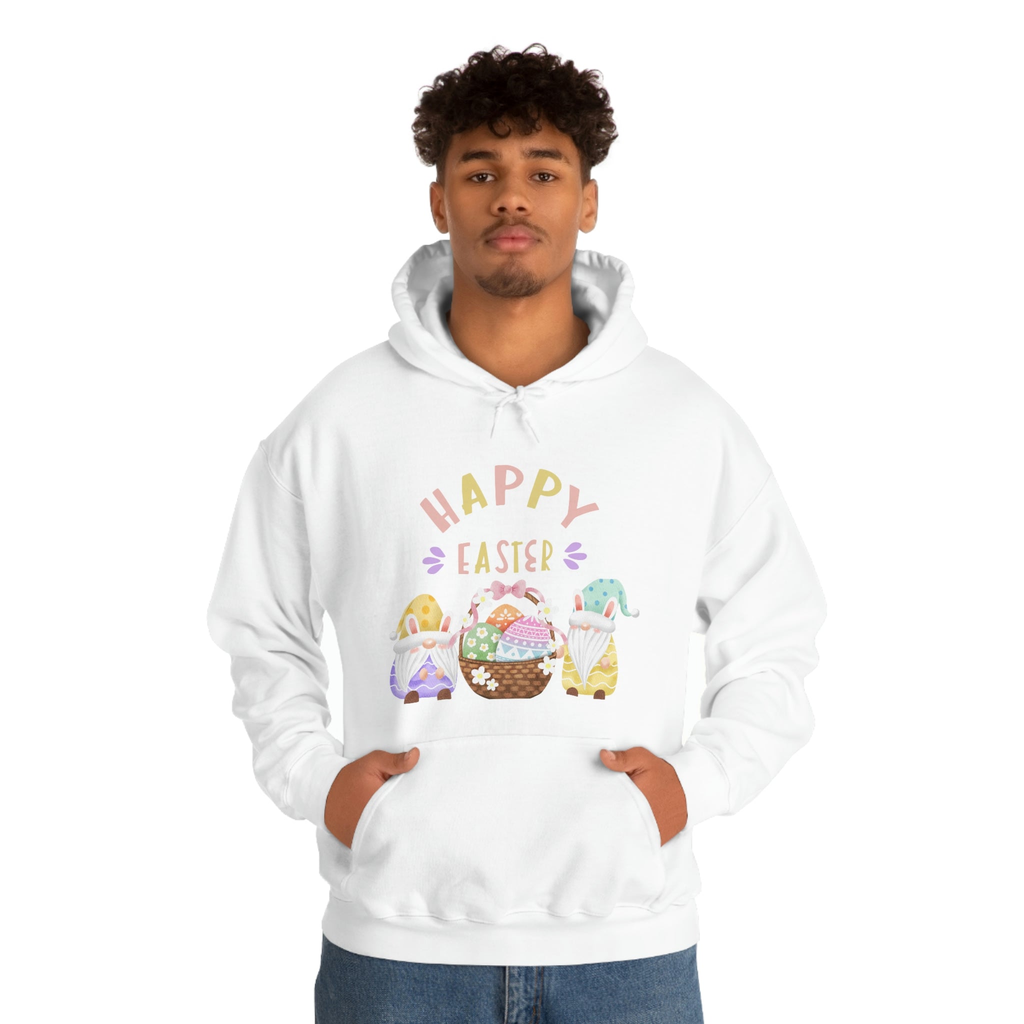 Happy Easter Gnome Unisex Heavy Blend™ Hooded Sweatshirt