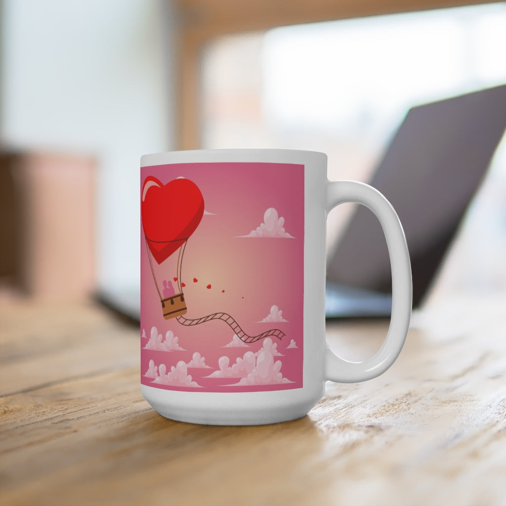 Happy Valentine  Sweetheart Ceramic Mug 15oz