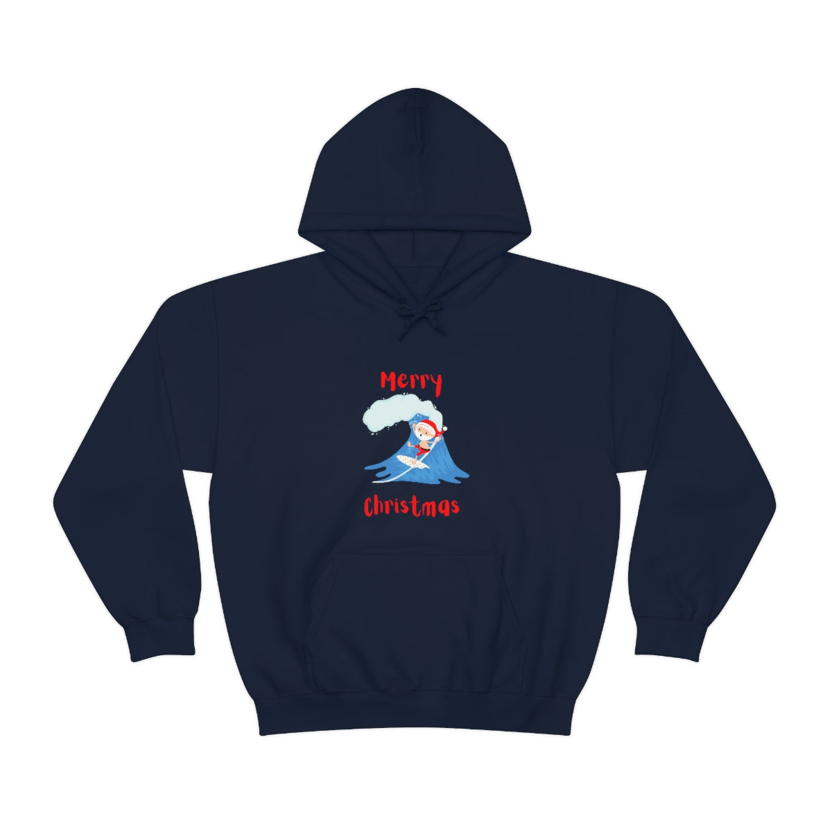 Surfing Santa Unisex Heavy Blend™ Hooded Sweatshirt