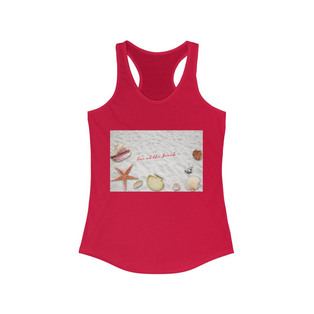 Fun at the Beach Women's Ideal Racerback Tank