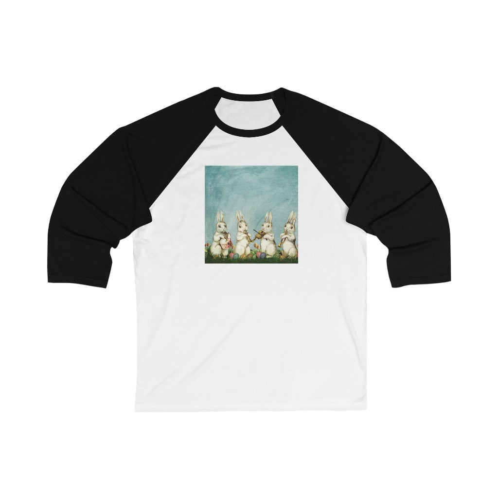 Happy Easter Unisex 3\4 Sleeve Baseball Tee