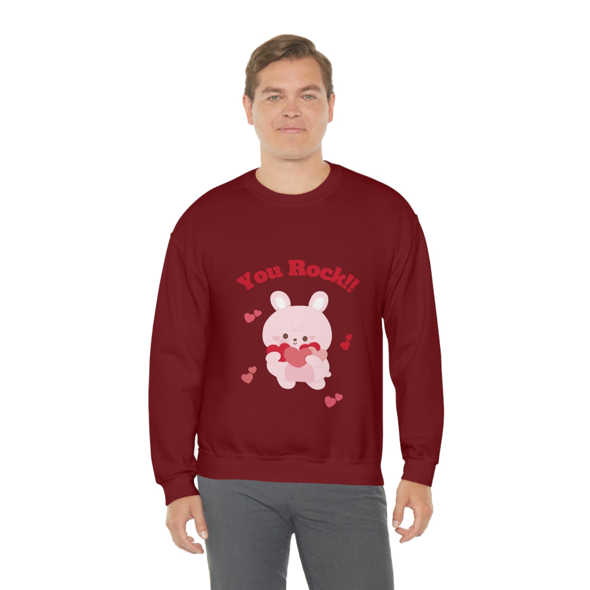 You Rock Unisex Heavy Blend™ Crewneck Sweatshirt