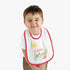 Baby Contrast Trim Jersey Bib